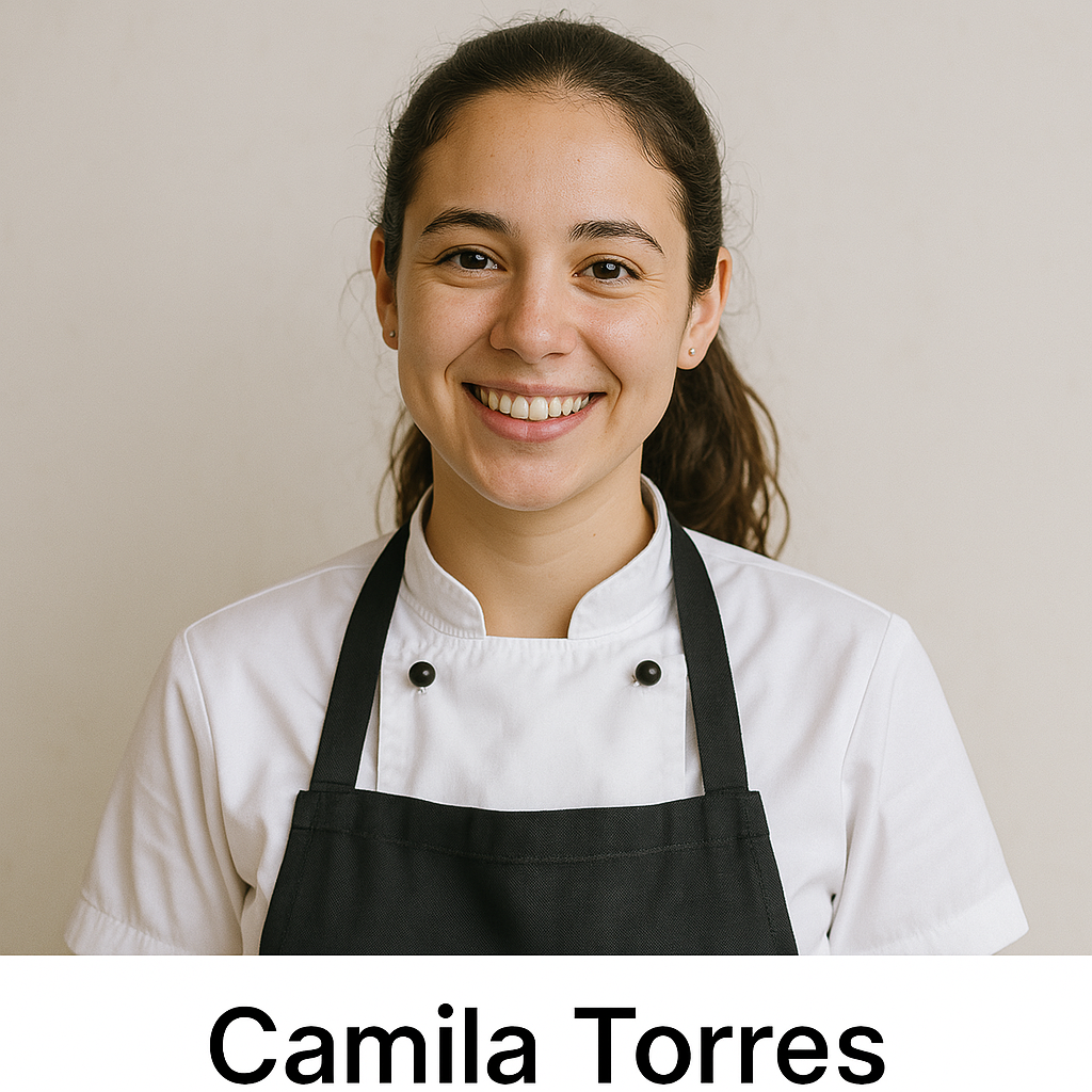 cocinera especializada en cocina italiana, mexicana y japonesa